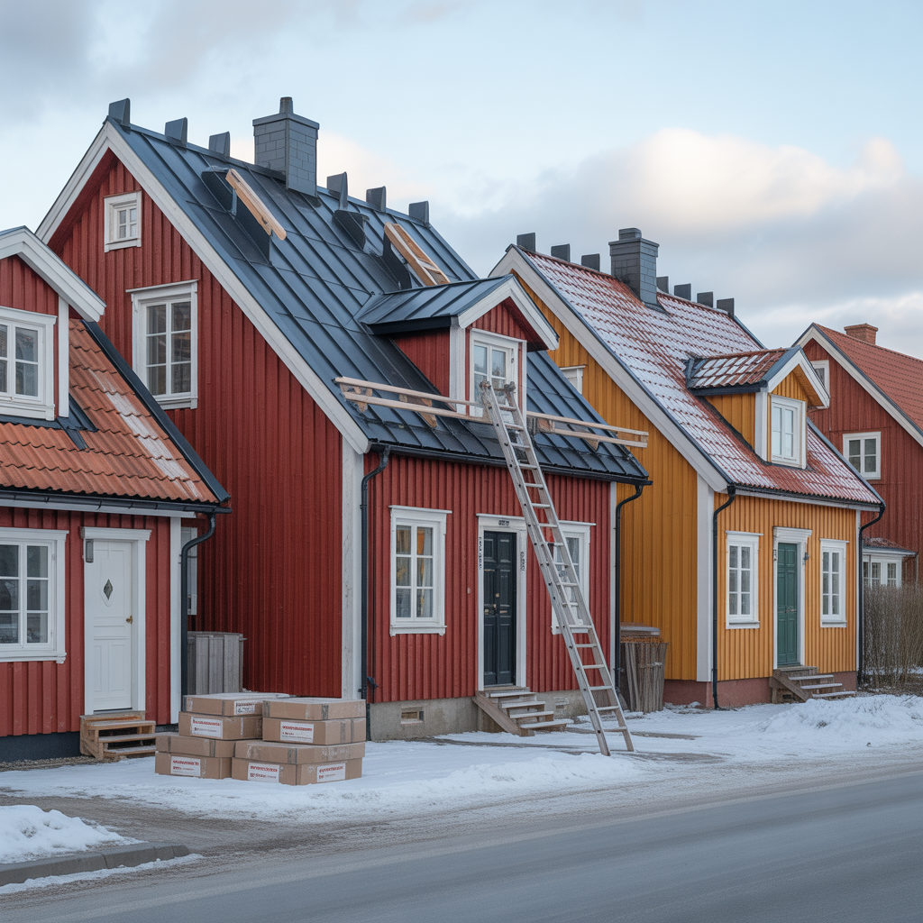 snorasskydd pa villatak kostnad regler och montering