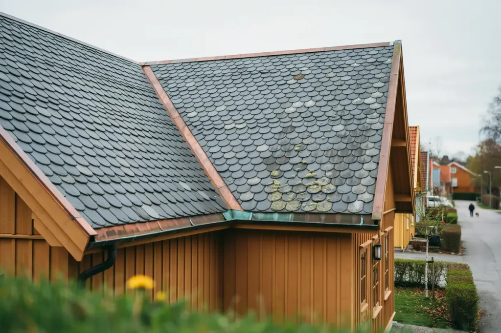 skiffertak p villan guide till l ggning renovering och byte f r ett h llbart tak